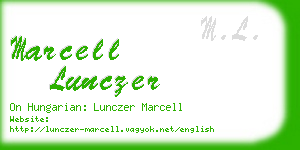 marcell lunczer business card